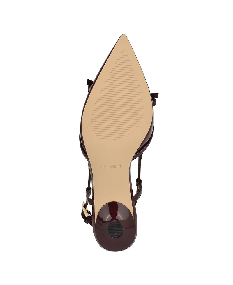 Nine West Women's Reega Tapered Heel Slingback Pumps