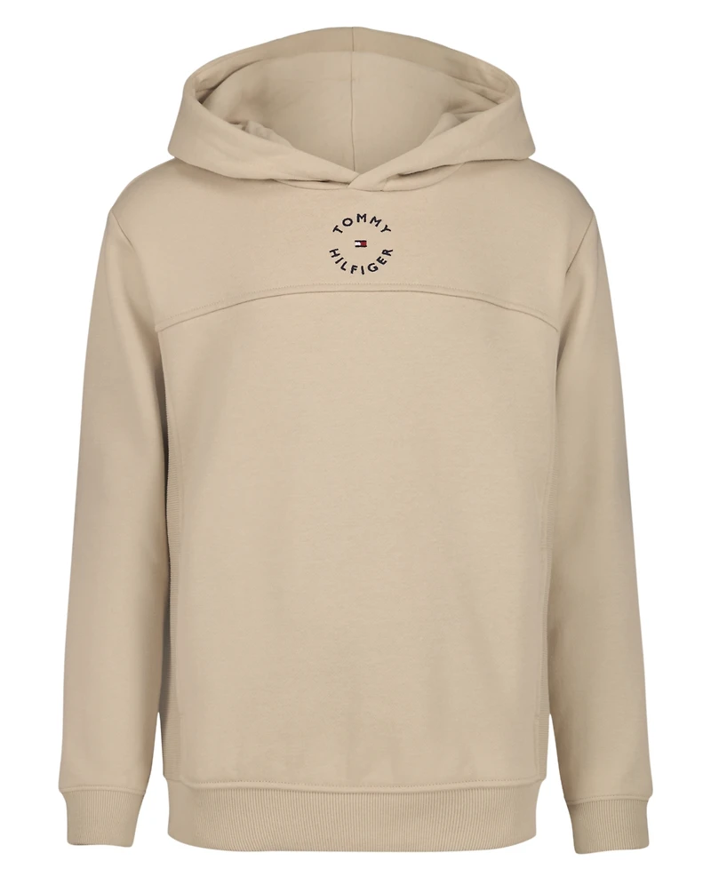 Tommy Hilfiger Toddler and Little Boys Essential Logo Embroidered Soft Fleece Hoodie