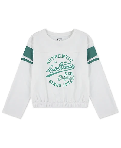 Levi's Big Girls Varsity Long Sleeve Top