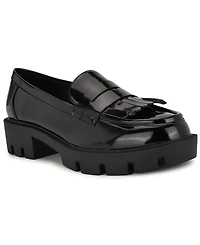 Nine West Women's Missa Lug Sole Penny Loafers