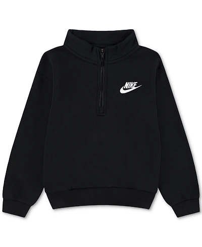 Nike Toddler & Little Kids Neutral Quarter-Zip Long-Sleeve Top