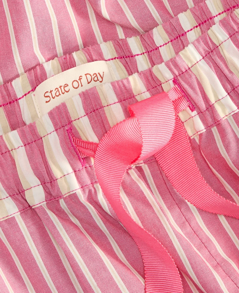 State of Day Women's Poplin Pajama Pants, Xs-3X, Macy's Exclusive