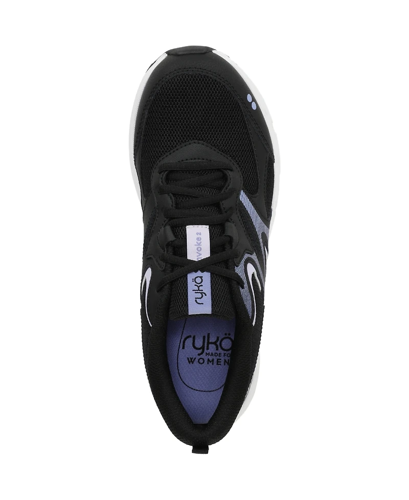 Ryka Women's Invoke 2 Lace Up Walking Sneakers