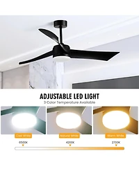 Reversible Ceiling Fan with Light Fixture for Efficient Airflow and Illumination