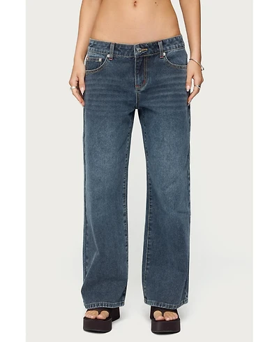 Edikted Women's Ace Relaxed Jeans