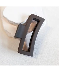 Extra Large Rectangular Claw Clip - Brown
