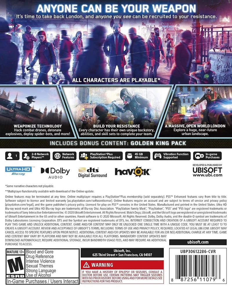 Ubisoft Watch Dogs: Legion