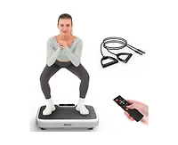 Joroto Vibration Plate Exercise Machine – Full Body Vibrating Platform with Remote Control, 2 Resistance Bands, and 330LBS Weight Capacity for