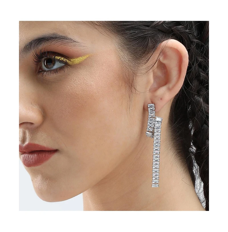 Sohi Women's Bling Drop Earrings