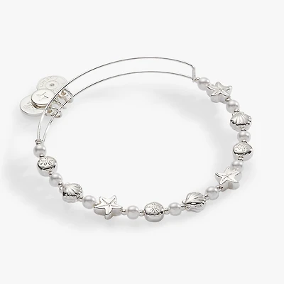 Alex and Ani Seaside Pearl Beaded Bangle Bracelet