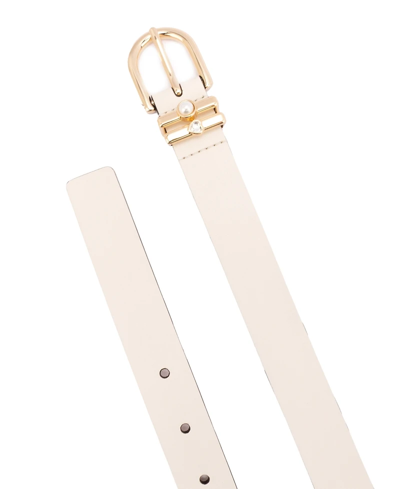 Kate Spade New York Women's 25mm 2 Keeper Belt