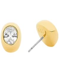 Michael Kors Oval Stone Stud Earrings