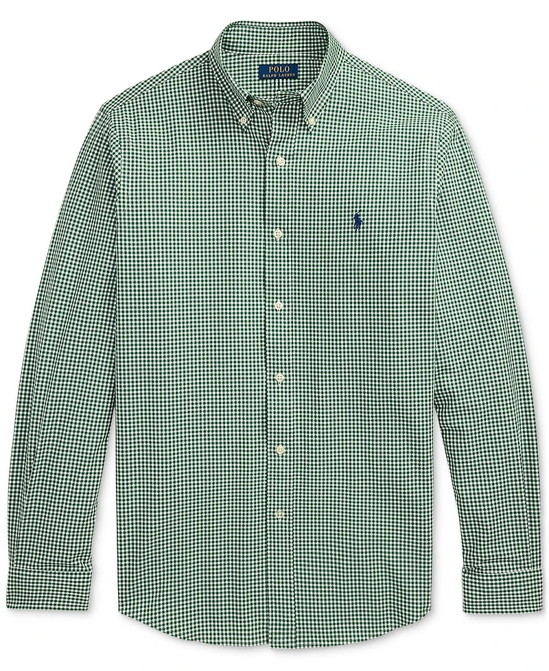 Polo Ralph Lauren Men's Slim-Fit Gingham Stretch Poplin Shirt