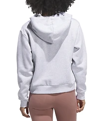 adidas Seasonal Essentials Ruffled Big Logo Graphic Hoodie