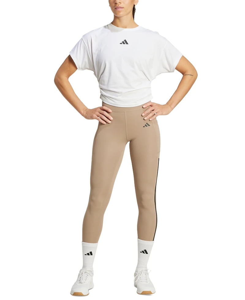 adidas Women's Power Crewneck Short-Sleeve T-Shirt