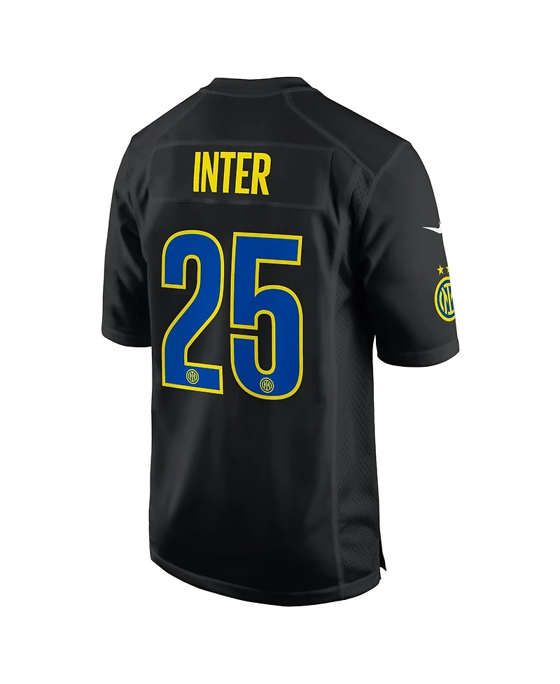 Nike Men's Black Inter Milan 2025 Club World Cup X Nfl Jersey