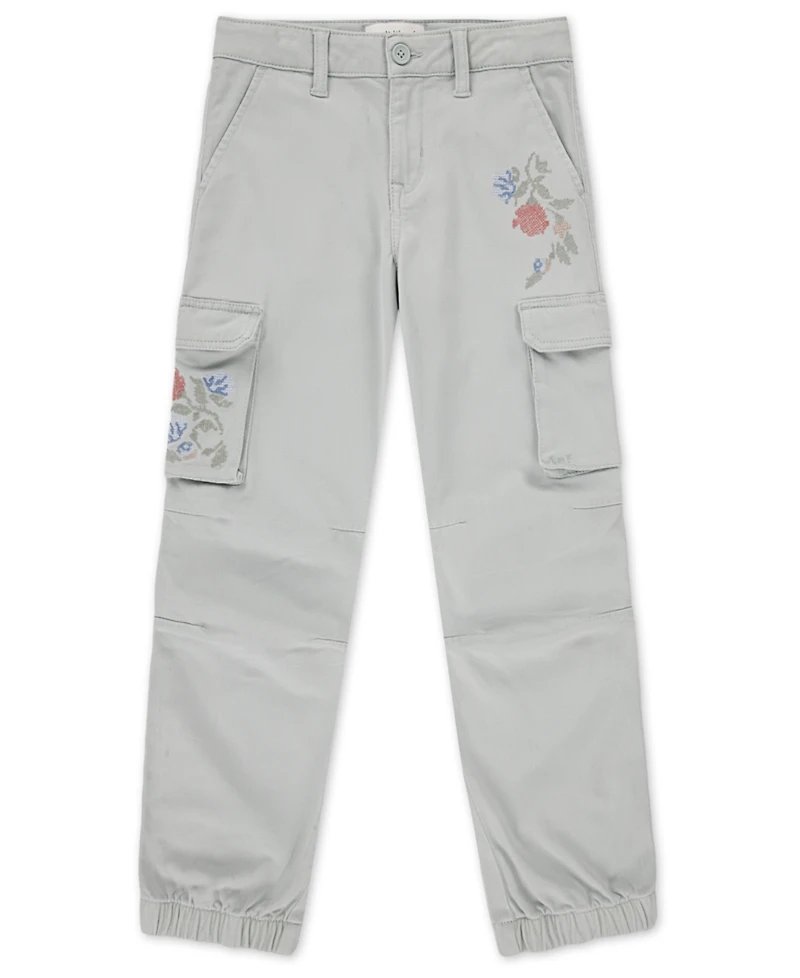 abercrombie kids Girls Embroidered Cargo Joggers