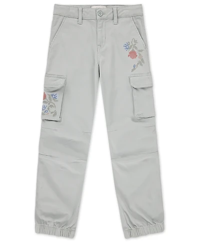 abercrombie kids Girls Embroidered Cargo Joggers