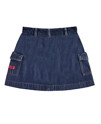 Hello Kitty Toddler and Little Girls 2-Piece Top Denim Skirt Set