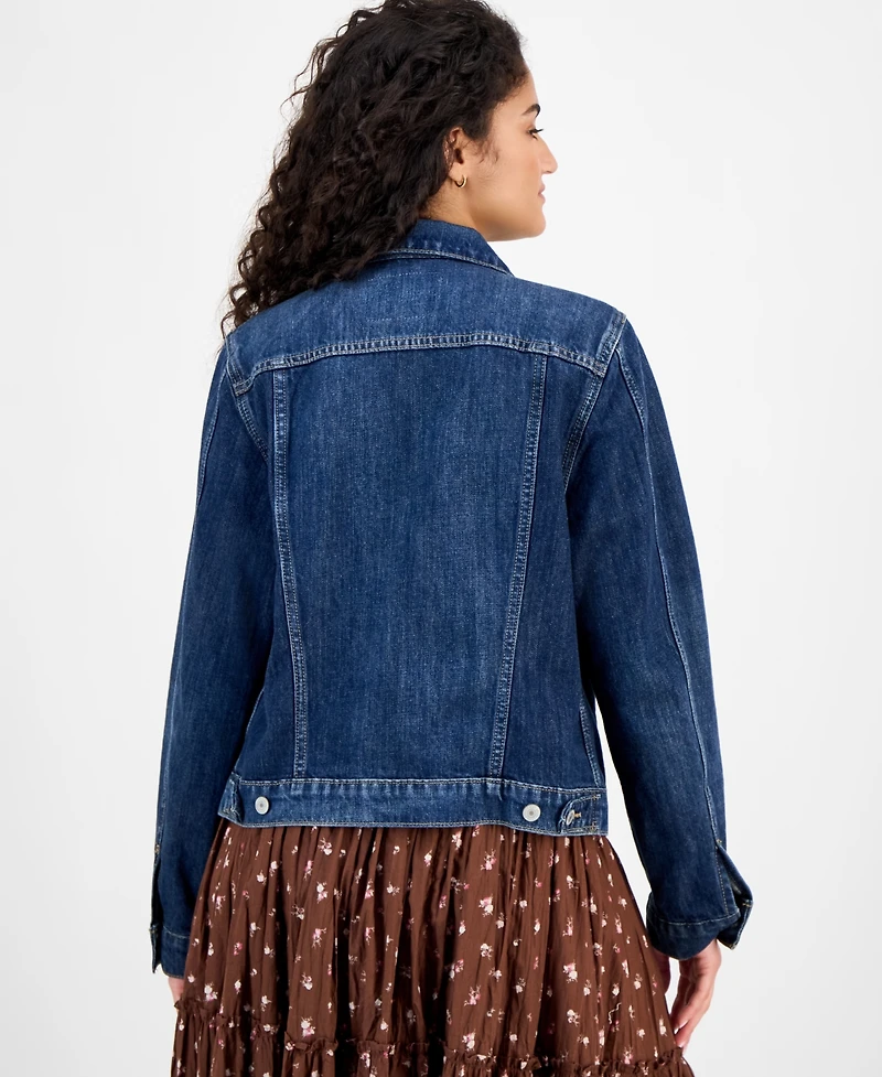 Lucky Brand Cotton Denim Trucker Jacket