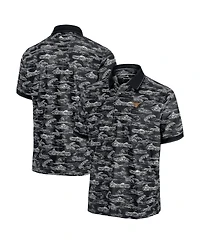 Tommy Bahama Men's Black Texas Longhorns Sport Bay View IslandZone Polo Shirt