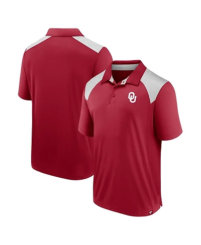 Fanatics Men's Crimson Oklahoma Sooners Star Class Polo Shirt