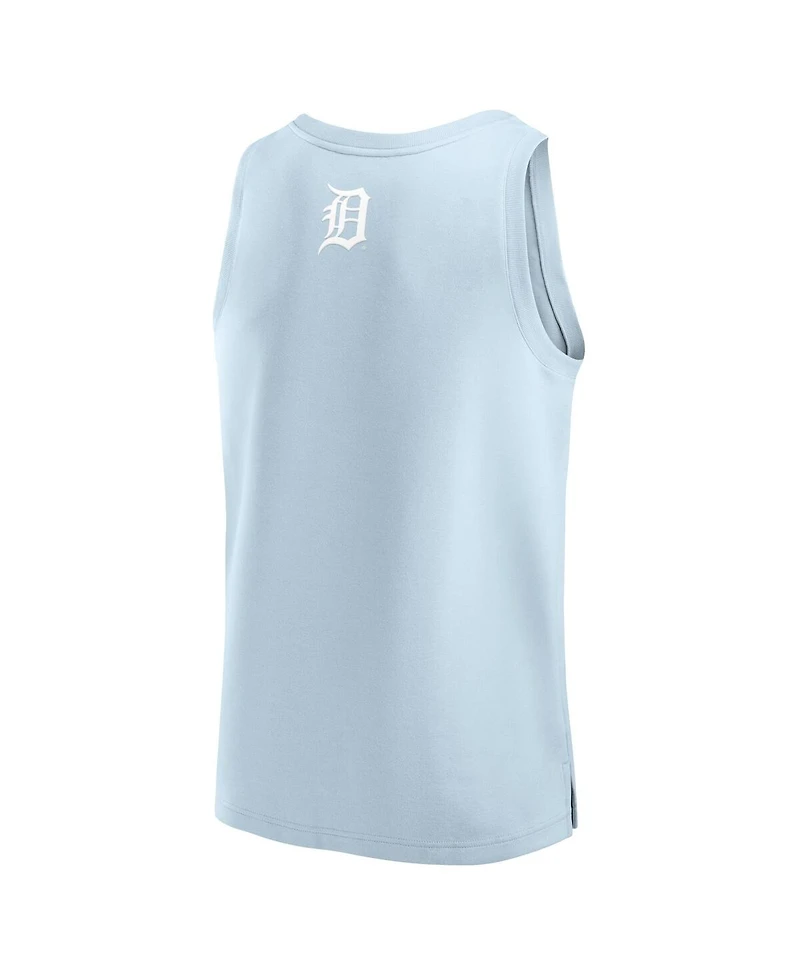 Fanatics Men's Light Blue Detroit Tigers Elements Tank Top