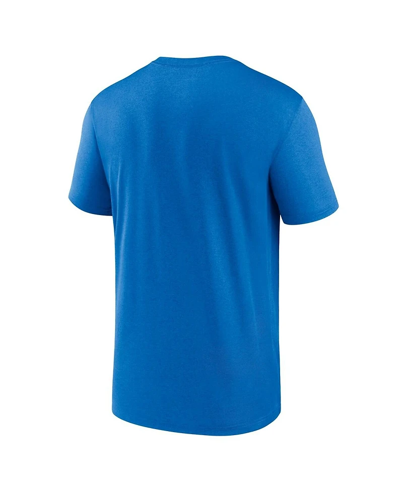 Nike Men's Blue Detroit Lions Primetime Legend Wordmark Performance T-Shirt