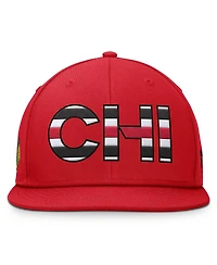 Fanatics Men's Red Chicago Blackhawks Authentic Pro Team Rink Snapback Hat