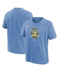 Nike Big Boys and Girls Sky Blue Chicago Essential Logo T-Shirt