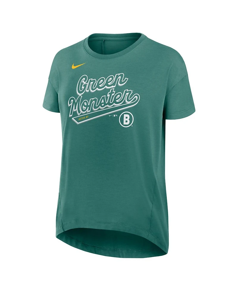 Nike Women's Green Boston Red Sox 2025 City Connect Flowy Fashion Tri-Blend Performance T-Shirt
