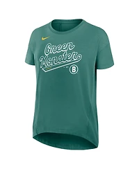Nike Women's Green Boston Red Sox 2025 City Connect Flowy Fashion Tri-Blend Performance T-Shirt