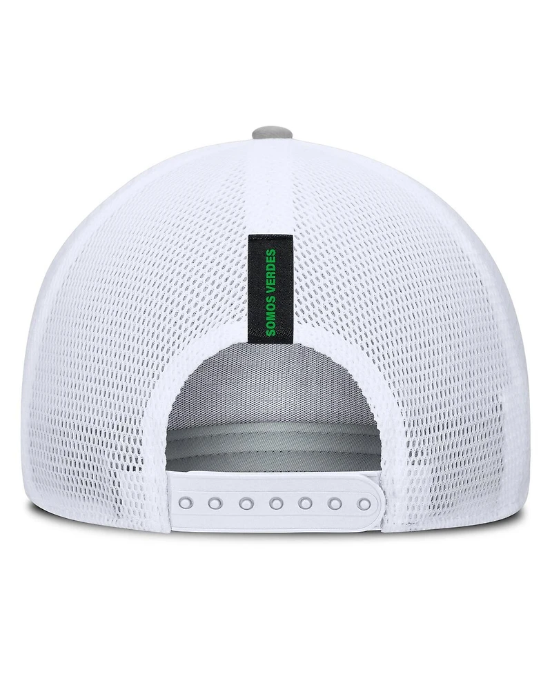 Fanatics Men's Heather Gray Austin Fc Low Block Trucker Adjustable Hat