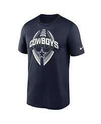 Nike Men's Navy Dallas Cowboys Legend Icon Performance T-Shirt