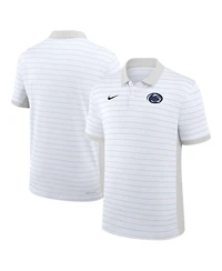 Nike Men's White Penn State Nittany Lions 2025 Early Season Coaches Sideline Victory Stripe Performance Polo Shirt