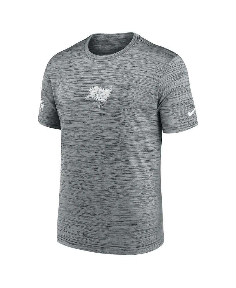 Nike Men's Gray Tampa Bay Buccaneers Sideline Velocity Performance T-Shirt