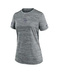 Nike Women's Gray Minnesota Vikings Sideline Velocity Performance T-Shirt
