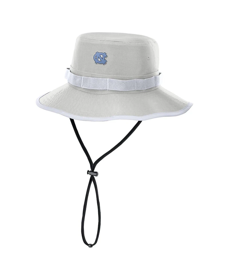 Nike Men's Gray North Carolina Tar Heels 2025 Sideline Apex Boonie Bucket Hat