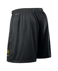 Nike Men's Black Pittsburgh Steelers Sideline Reversible Performance Shorts