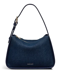 Radley London Denim Westwell Lane Indigo Small Zip-Top Grab Bag