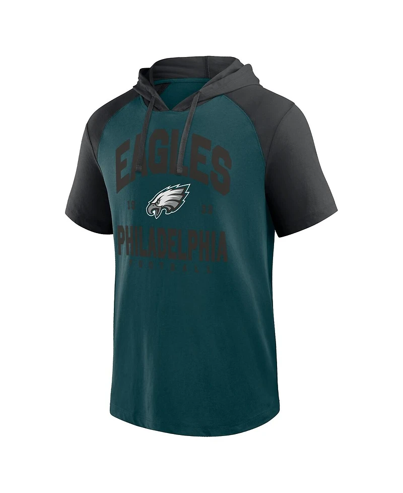 Logo Athletic Men's Midnight Green Philadelphia Eagles Prime Hoodie T-Shirt