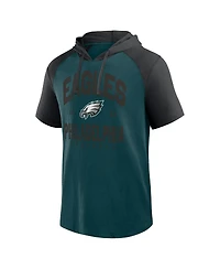 Logo Athletic Men's Midnight Green Philadelphia Eagles Prime Hoodie T-Shirt