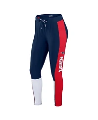 Wear by Erin Andrews Women's Navy/Red New England Patriots Color Block Leggings