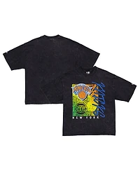 New Era Men's Black York Knicks Sport Classics Enzyme Washed T-Shirt