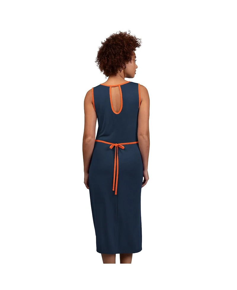 G-iii 4Her by Carl Banks Women's Navy Detroit Tigers Center Field Maxi Dress
