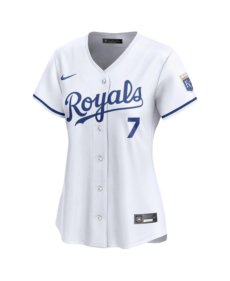 Nike Women's Bobby Witt Jr. White Kansas City Royals Home Limited Jersey