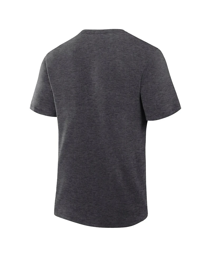 Fanatics Men's Heather Charcoal Utah Mammoth Primary Logo Legacy T-Shirt
