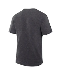 Fanatics Men's Heather Charcoal Utah Mammoth Primary Logo Legacy T-Shirt