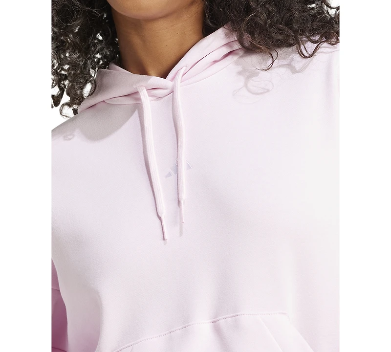 adidas Women's Essentials Long-Sleeve Logo Hoodie