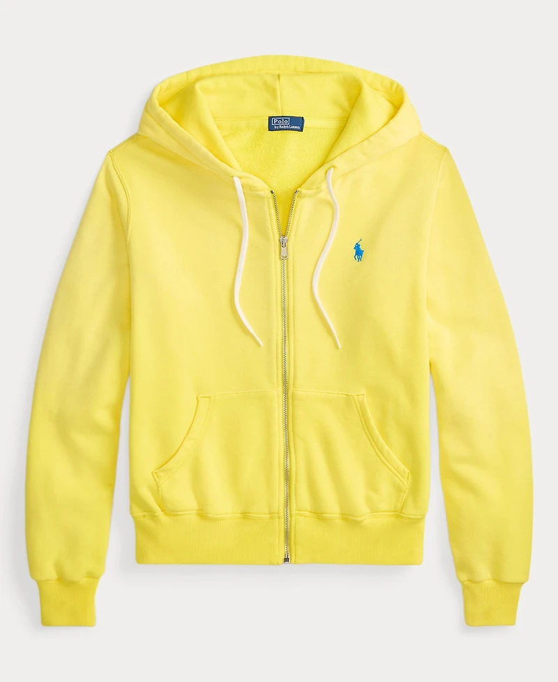 Polo Ralph Lauren Women's Lightweight Fleece Full-Zip Hoodie Sweatshirt